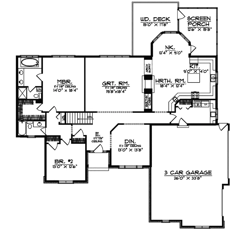 Luxury House Plan First Floor - Forest Green Luxury Home 051D-0508 - Search House Plans and More