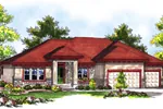House Plan Front of Home 051D-0517