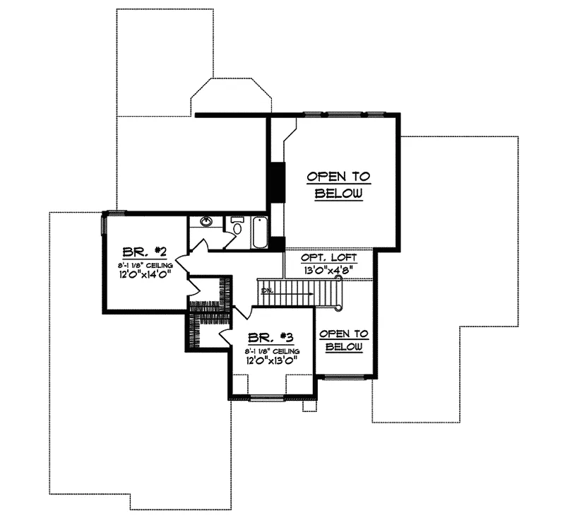 European House Plan Second Floor - Pawnee Traditional Home 051D-0527 - Shop House Plans and More