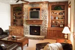 Italian House Plan Fireplace Photo 03 - Hamburg Hill Luxury Home 051D-0544 - Search House Plans and More