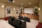 Prairie House Plan Theater Room Photo 01 - Hamburg Hill Luxury Home 051D-0544 - Search House Plans and More