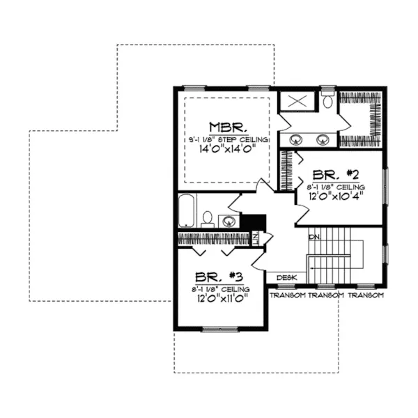 Farmhouse Plan Second Floor - Rechenburg Country Home 051D-0566 - Shop House Plans and More