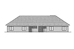 Southern House Plan Rear Elevation - Hadley Place Classic Duplex 051D-0586 - Search House Plans and More