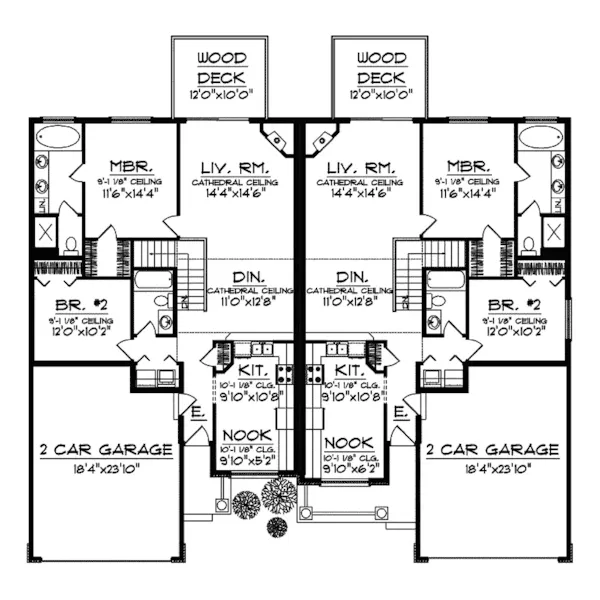 Country House Plan First Floor - Falkirk Mill Classic Duplex 051D-0593 - Search House Plans and More