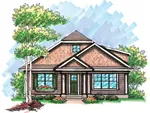 House Plan Front of Home 051D-0610