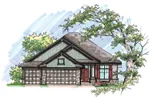 Ranch House Plan Front of Home - Riley Hollow Ranch Home 051D-0640 - Shop House Plans and More