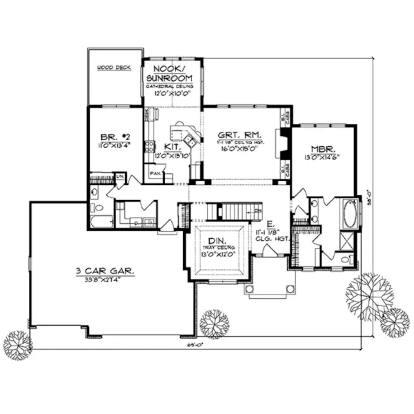 First Floor - 051D-0649 - Shop House Plans and More