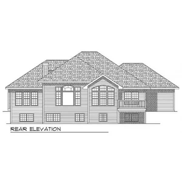 Rear Photo 02 - 051D-0649 - Shop House Plans and More