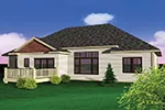 Ranch House Plan Rear Photo 01 - Ravelston Rustic Ranch Home 051D-0652 - Shop House Plans and More
