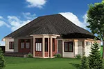 Craftsman House Plan Rear Photo 01 - Lucerna Traditional Ranch Home 051D-0658 - Shop House Plans and More