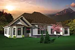 Santa Fe House Plan Rear Photo 01 - San Simone Country French Home 051D-0662 - Shop House Plans and More