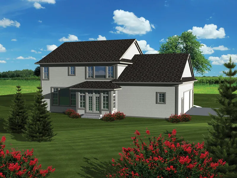 Traditional House Plan Color Image of House - Renette European Home 051D-0686 - Shop House Plans and More
