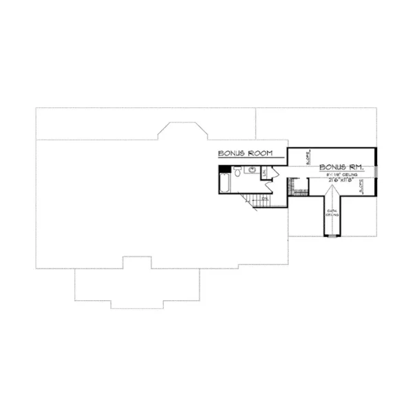 Country House Plan Bonus Room - Halcyon Rustic Country Home 051D-0696 - Search House Plans and More