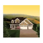 Country House Plan Front of Home - McIntosh Traditional Home 051D-0698 - Shop House Plans and More