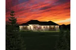 Country French House Plan Front of Home - Ciboney Sunbelt Ranch Home 051D-0699 - Search House Plans and More
