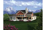 Ranch House Plan Color Image of House - Elvado Rustic Ranch Home 051D-0700 - Search House Plans and More