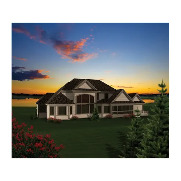 Traditional House Plan Color Image of House - Thedosia Luxury Home 051D-0705 - Shop House Plans and More