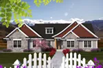 Traditional House Plan Front of Home - Westknoll Cove Ranch Home 051D-0720 - Shop House Plans and More