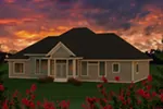 Ranch House Plan Color Image of House - Fresnel Craftsman Ranch Home 051D-0722 - Search House Plans and More