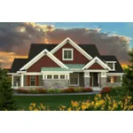 Country House Plan Front of Home - Altmore Craftsman Home 051D-0724 - Search House Plans and More