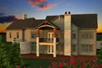 Rustic House Plan Color Image of House - Clariette Luxury Ranch Home 051D-0725 - Search House Plans and More
