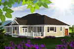 Craftsman House Plan Color Image of House - Brenton Craftsman Ranch Home 051D-0727 - Search House Plans and More