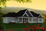 Traditional House Plan Color Image of House - Bevelie Luxury European Home 051D-0728 - Search House Plans and More