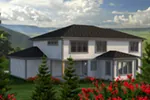 Italian House Plan Color Image of House - Bitzer Prairie Style Home 051D-0730 - Search House Plans and More