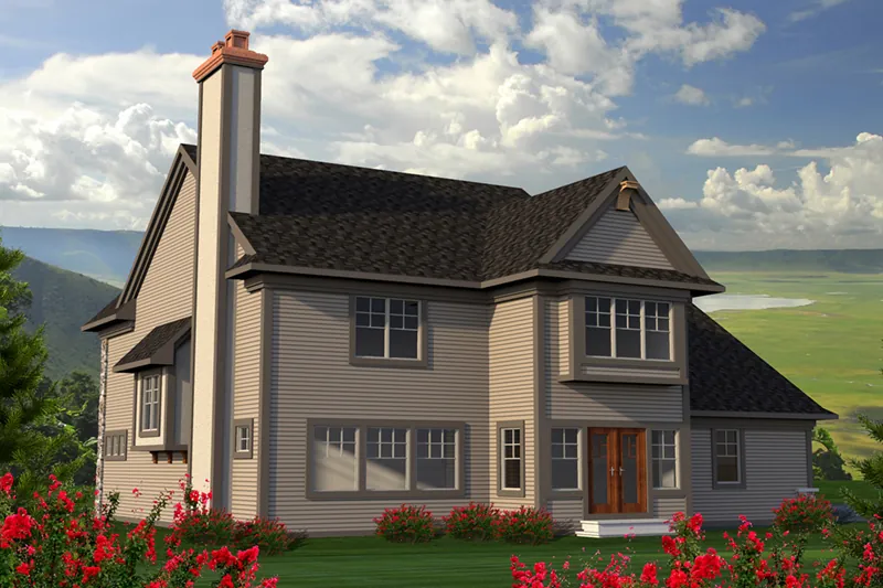European House Plan Color Image of House - Airdrie Farm European Home 051D-0733 - Search House Plans and More