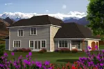 European House Plan Color Image of House - Cassini Luxury Two-Story Home 051D-0734 - Search House Plans and More