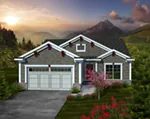 Bungalow House Plan Front of House 051D-0736