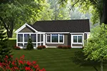 Craftsman House Plan Rear Photo 01 - Alaine Craftsman Home 051D-0737 - Search House Plans and More