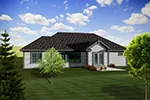 Country House Plan Rear Photo 01 - Stettin Rustic Ranch Home 051D-0742 - Shop House Plans and More