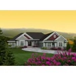 Country House Plan Front of House 051D-0749