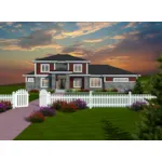 Luxury House Plan Front of House 051D-0753