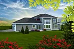 Luxury House Plan Rear Photo 01 - Pimlico Cove Prairie Home 051D-0753 - Shop House Plans and More