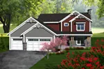 Craftsman House Plan Front of Home - Gillis Craftsman Home 051D-0758 - Search House Plans and More