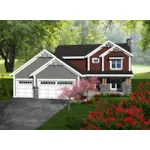 Country House Plan Front of Home - Gillis Craftsman Home 051D-0758 - Search House Plans and More