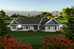 Arts & Crafts House Plan Rear Photo 01 - Keller Craftsman Ranch Home 051D-0761 - Search House Plans and More