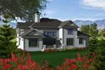Traditional House Plan Rear Photo 01 - Spence Tudor Craftsman Home 051D-0767 - Shop House Plans and More