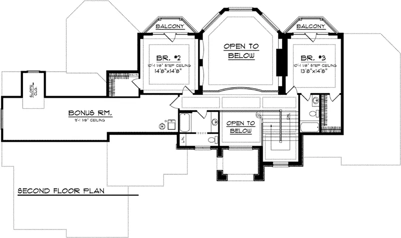 Luxury House Plan Second Floor - Innswood Luxury Home 051D-0771 - Search House Plans and More