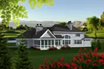 Rustic House Plan Rear Photo 01 - Keagan Luxury Shingle Home 051D-0773 - Search House Plans and More