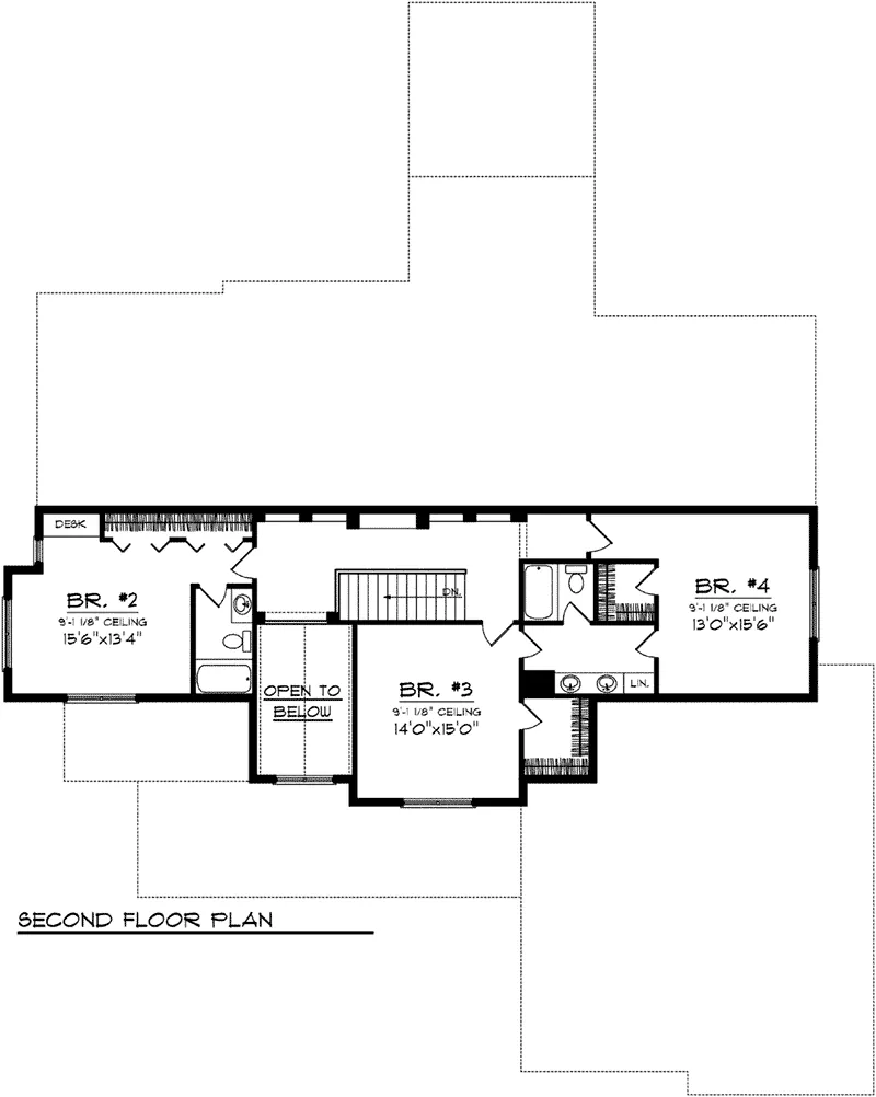 Country House Plan Second Floor - Thomas Creek Luxury Home 051D-0774 - Shop House Plans and More