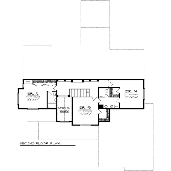 Country House Plan Second Floor - Thomas Creek Luxury Home 051D-0774 - Shop House Plans and More