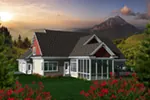Country House Plan Rear Photo 01 - Thomas Creek Luxury Home 051D-0774 - Shop House Plans and More