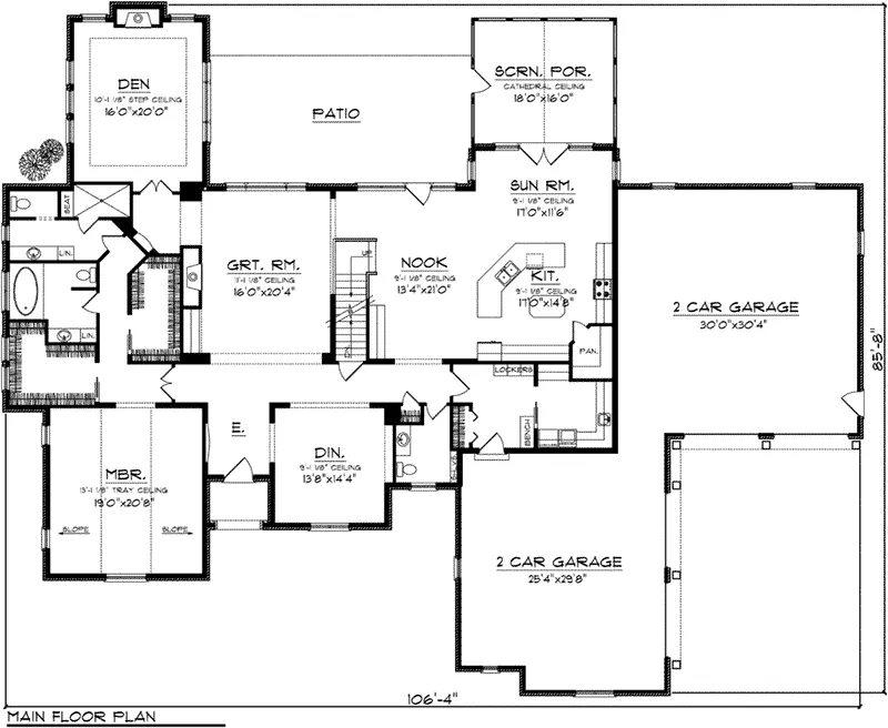 First Floor - Hardestel European Home 051D-0777 - Search House Plans and More