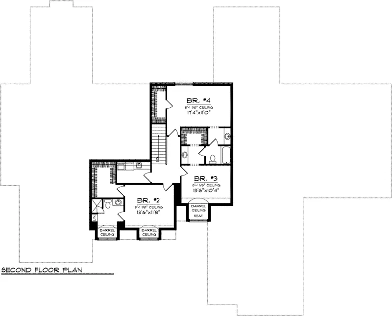 Second Floor - Hardestel European Home 051D-0777 - Search House Plans and More