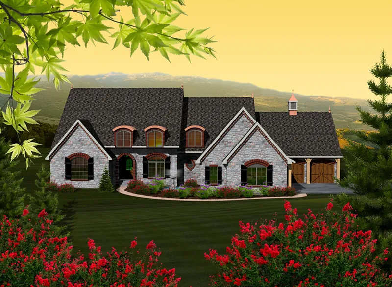 Front of Home - Hardestel European Home 051D-0777 - Search House Plans and More