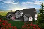 Rear Photo 01 - Hardestel European Home 051D-0777 - Search House Plans and More