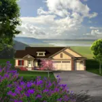 Country House Plan Front of Home - Devin European Ranch Home 051D-0778 - Search House Plans and More